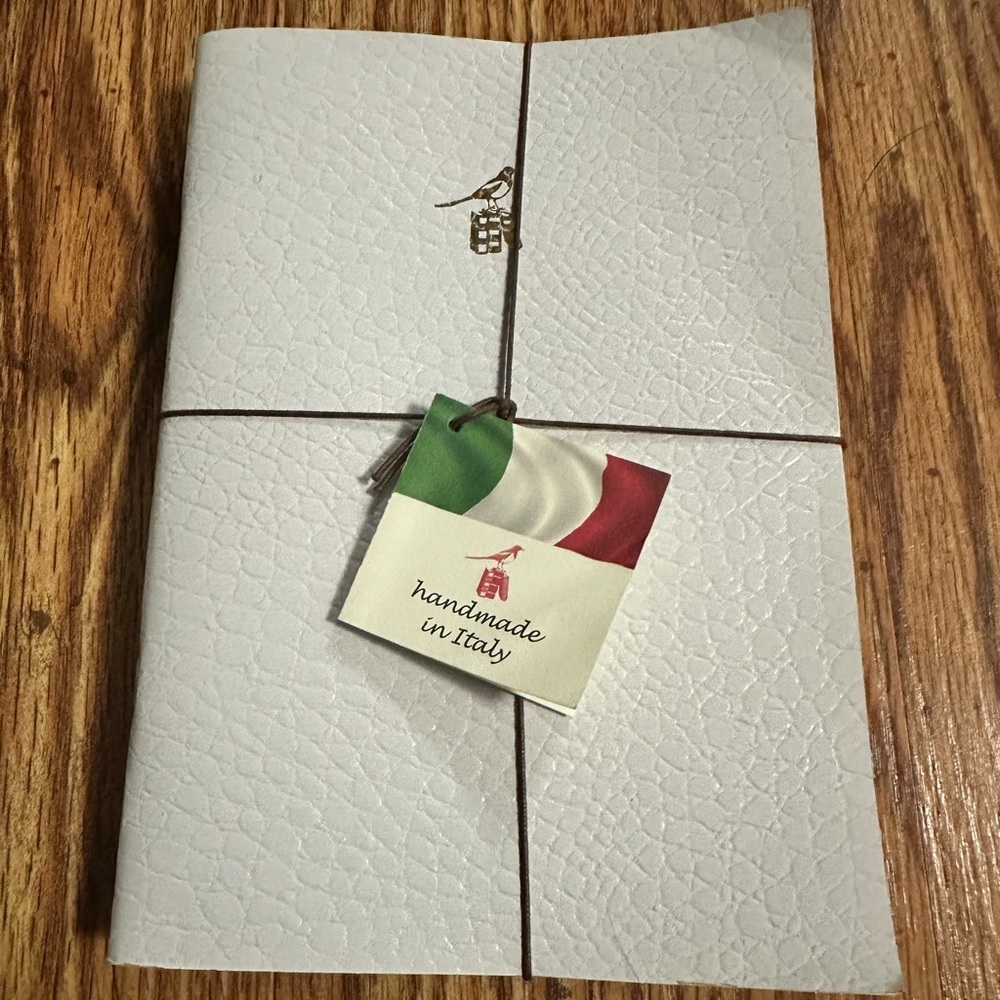 🆕 Bieffe Handmade Writing Journal with 3 Lined Stationary Diaries from Italy